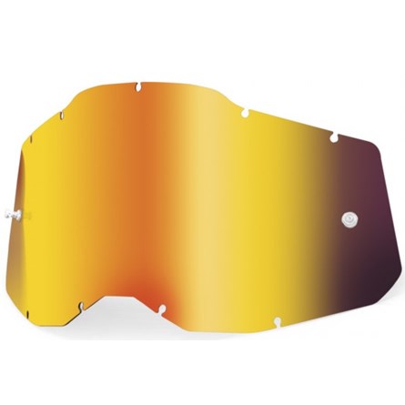 100% RACECRAFT 2/ACCURI 2/STRATA 2, MIRROR RED LENS